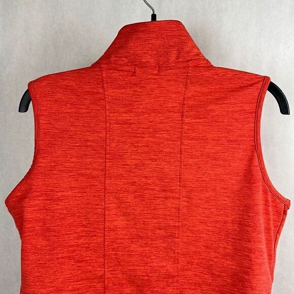 Puma Golf Vest Full Zip Front Sz M Heathered Orange Willow Creek Golf Course - Picture 5 of 9